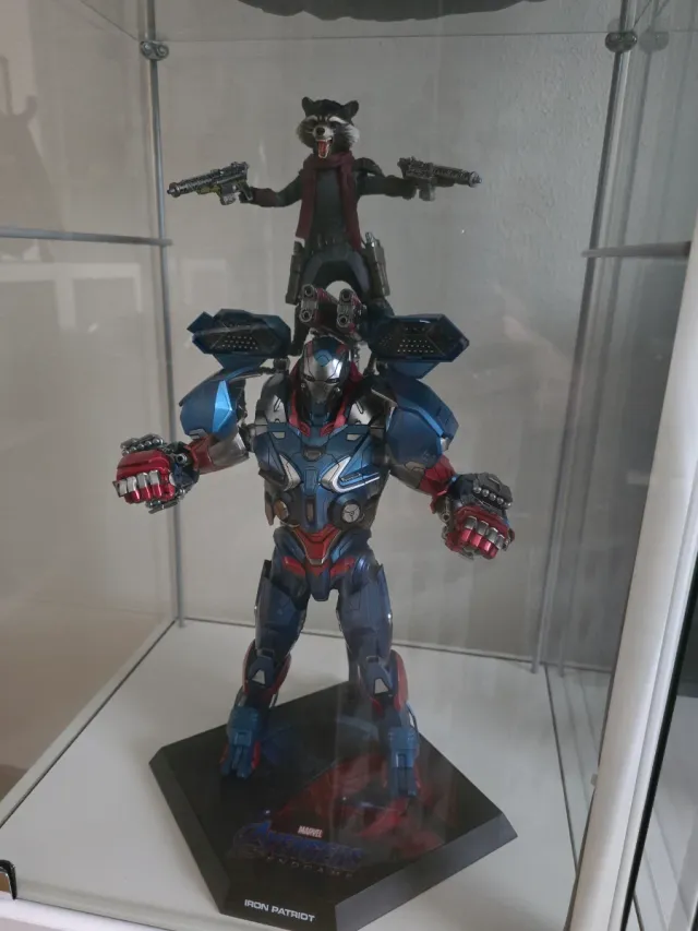 Hot Toys Pack Iron Patriot + Rocket 1/6