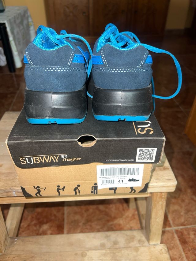 Botas de trabajo J.hayber azules y negras