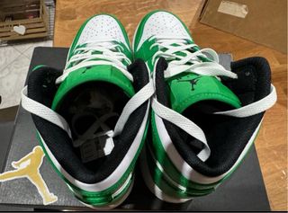 Jordan 1 Mid Lucky Green