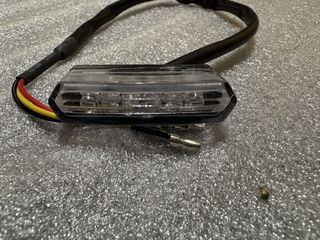 Mini luz de freno LED universal moto