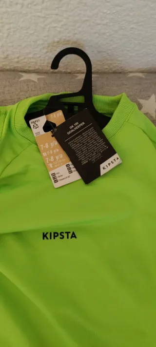 Conjunto portero fútbol niño KIPSTA T.7/8