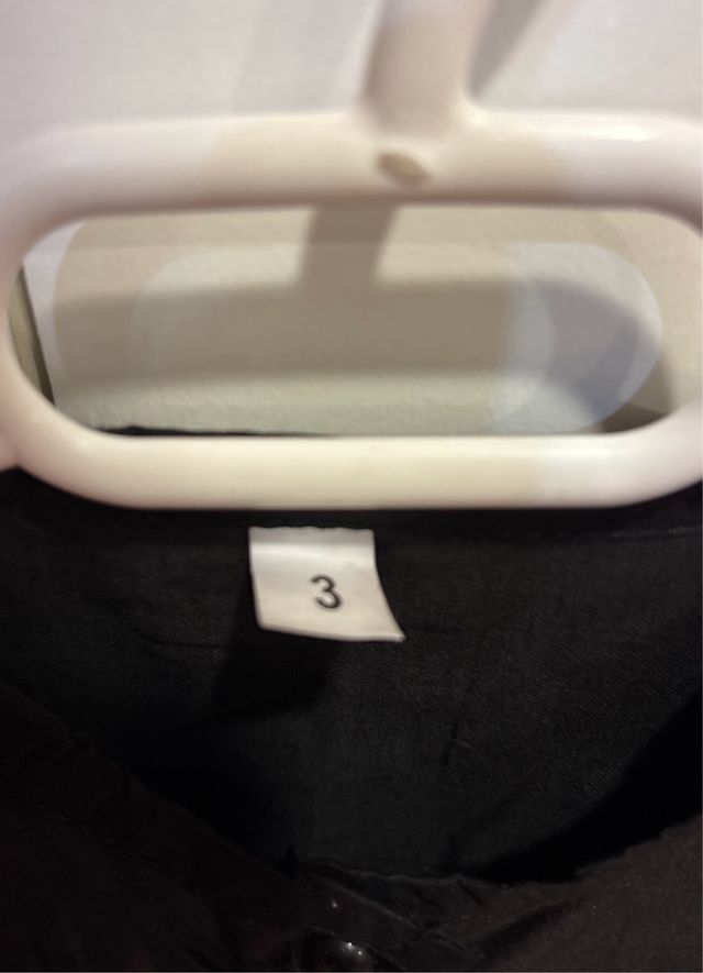 4 Blusones negro manga larga