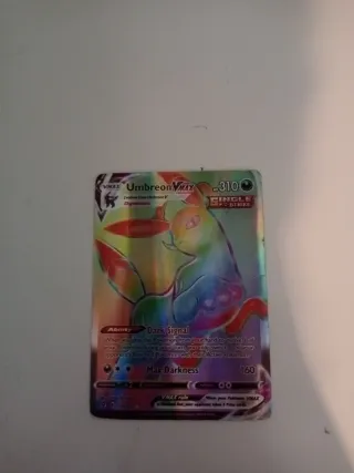 Umbreon VMAX Arcoiris Carta Pokémon