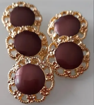 Lote 14 botones- 9 colores