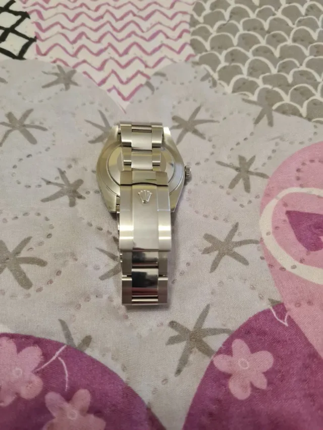 Rolex Datejust 41 Azul Bisel Liso Oyster