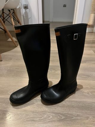 Botas Hispanitas Mujer Talla 38 Negras