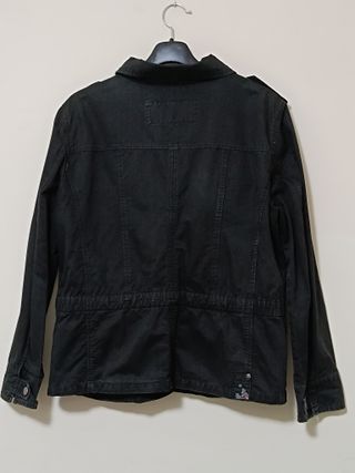 Chaqueta tejana negra