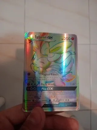 Sylveon GX Carta Pokémon Arcoíris