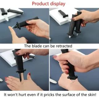 1pezzo lame coltello retrattile Telescopico Magico