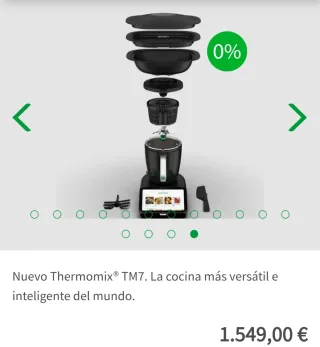 Thermomix TM7 Nueva con 3 Años Garantía