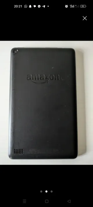 Tablet Amazon Fire Negra para Niños