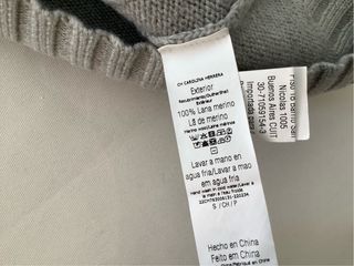 Jersey de lana carolina herrera gris