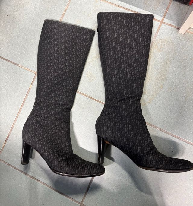 Stivali Dior neri vintage