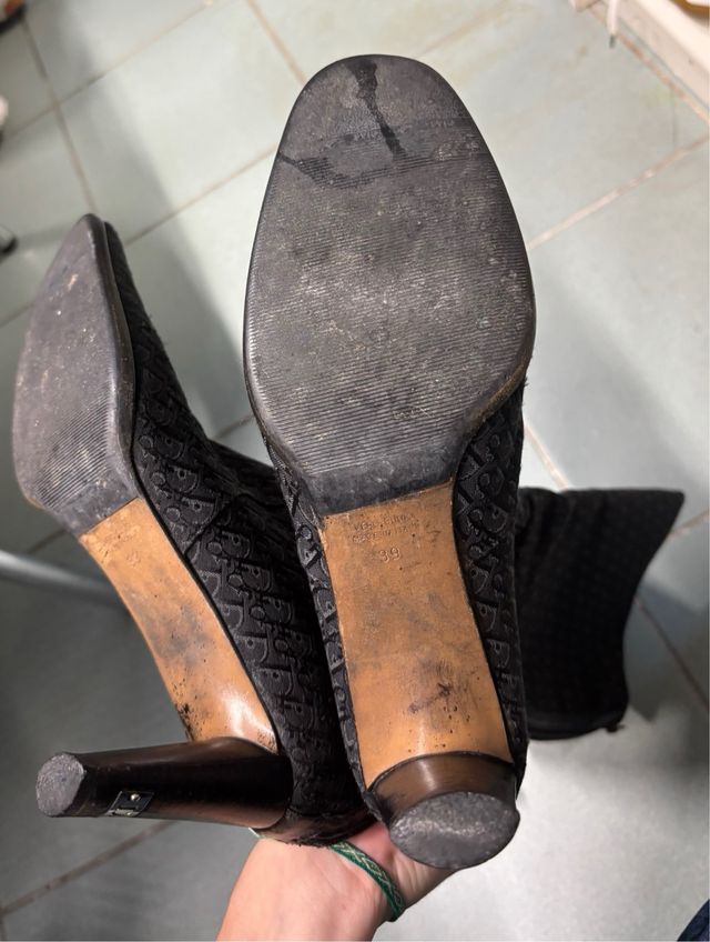 Stivali Dior neri vintage