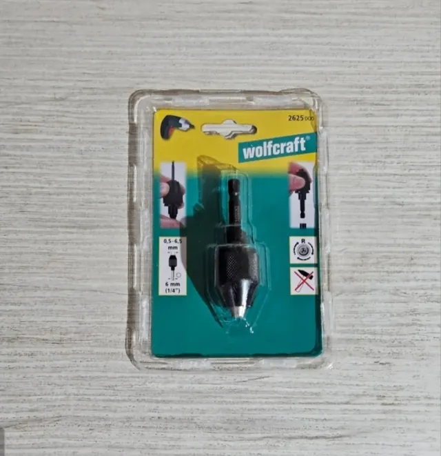 Portabrocas Accion rápida Wolfcraft 