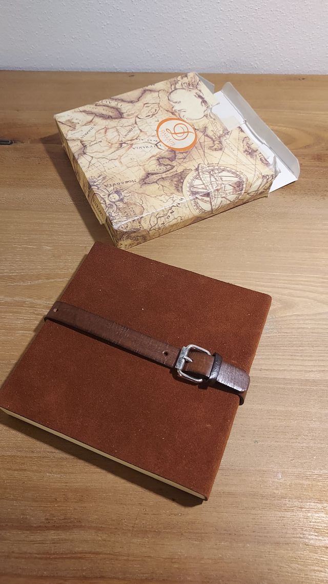 Dallaiti Diario/Quaderno Pelle Scamosciata