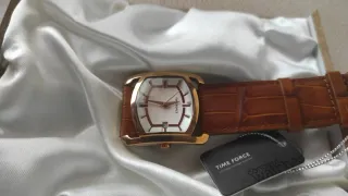 Reloj Time Force Mujer Nuevo Marrón/Dorado