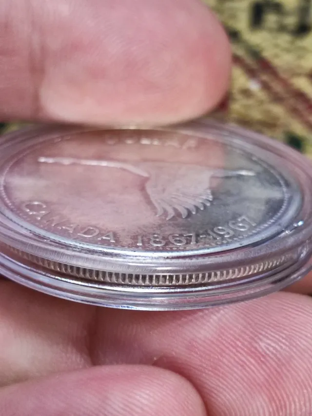 Dólar Plata Canadá 1867-1967 Nueva