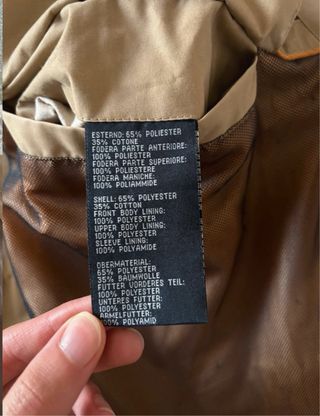 Giubbotto sahariana uomo beige