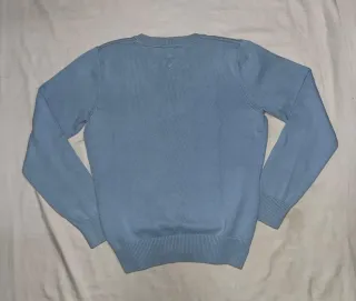 Jersey en V Tommy Hilfiger Azul Claro L+Medidas