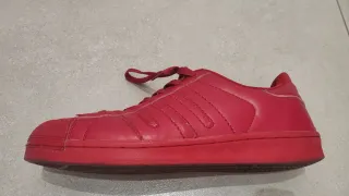 Snikers rosse simil Adidas Superstar