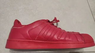 Snikers rosse simil Adidas Superstar