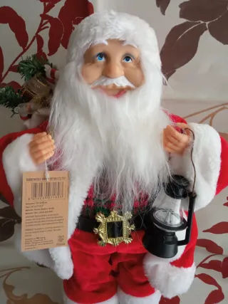 Babbo Natale H 40 cm con cartellino