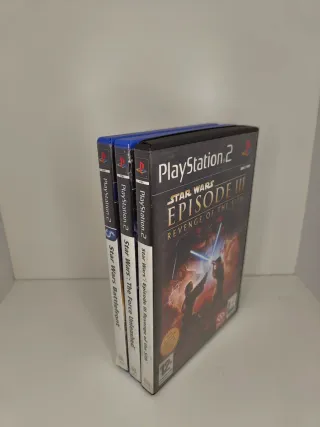 Lote 3 Juegos Star Wars PS2