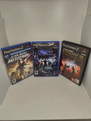 Lote 3 Juegos Star Wars PS2