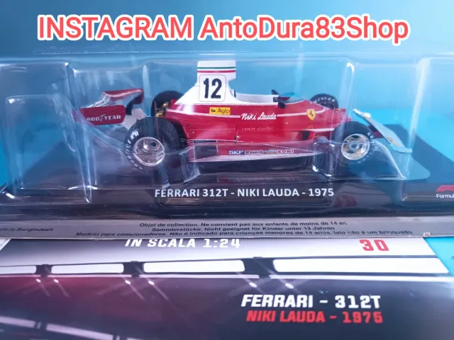 Ferrari 312T Niki Lauda 1975 Scala 1:24