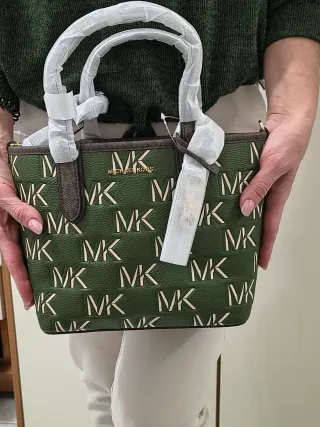 Michael Kors Eliza XS Open Tote – Amazon Green