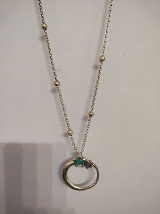 Collar Ciclón Plata con Estrellas