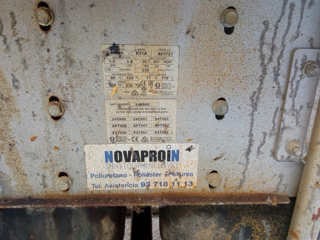 Máquina Poliurea y espuma Graco Reactor E-10hp