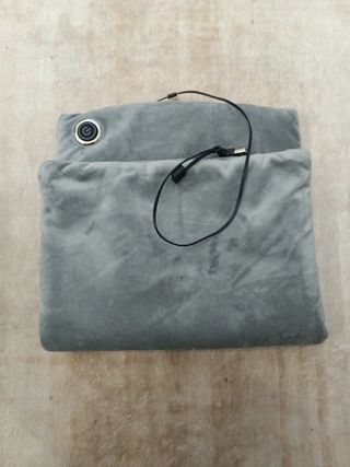 Manta Eléctrica Portátil Gris