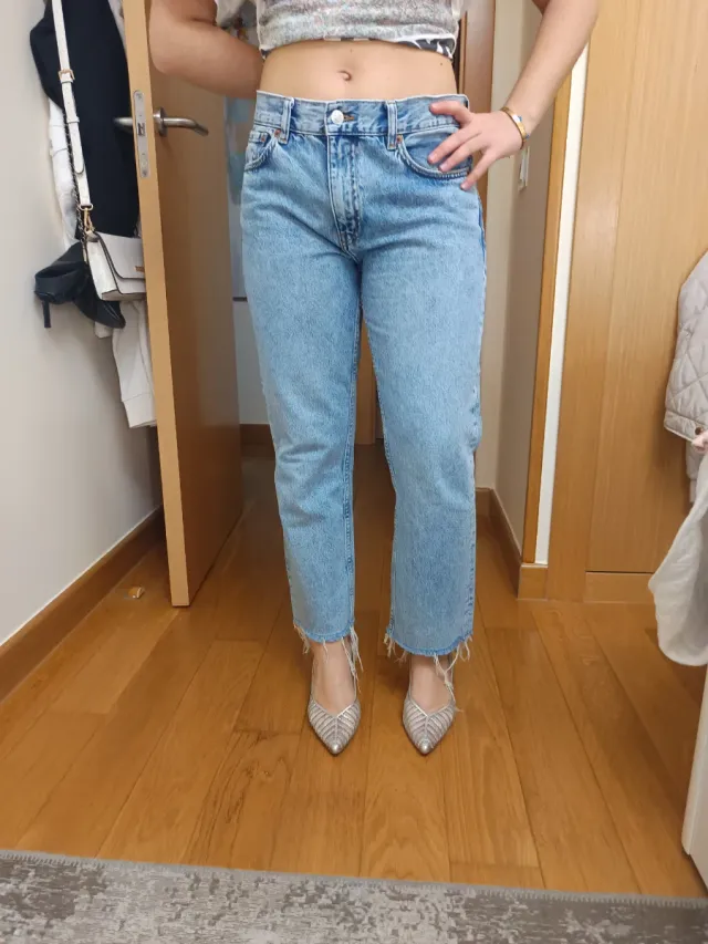 Vaqueros rectos Mango Talla 38