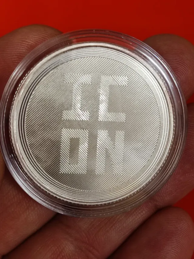 Moneda Plata 1 Oz Tokelau 1 Dólar Reina Isabel II