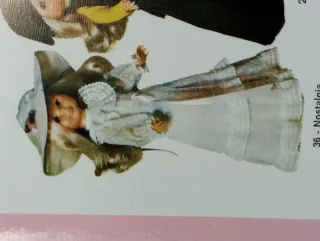 Vestido y sombrero Nancy años 60