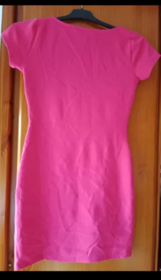 Vestido fucsia Zara Talla M