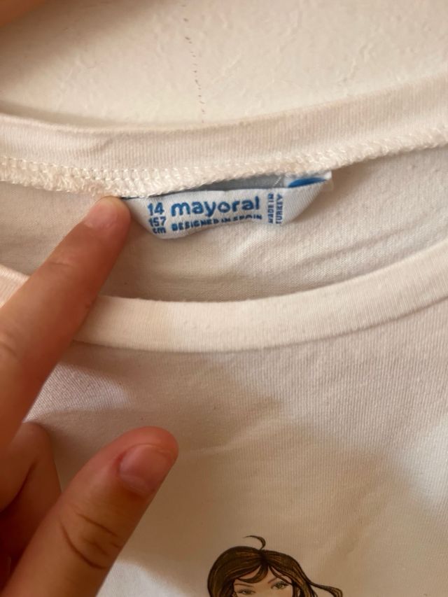 Camiseta manga larga blanca