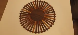 Juego ensaladera madera cocobolo