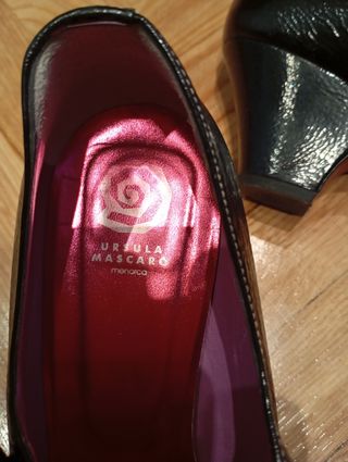 Scarpe con tacco alto nere Ursula Mascaro