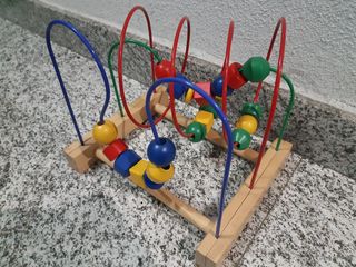 Laberinto juguete de madera educativo