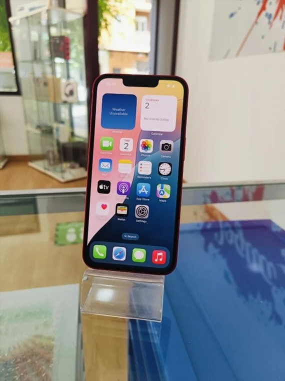 Batteria iPhone 13 rossa da 256 GB 100%