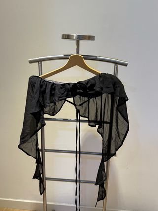 Pareo bikini negro