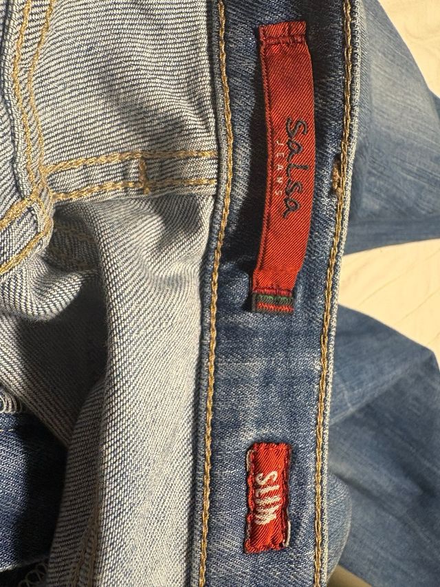 Vaqueros Salsa Slim Talla 38 L34