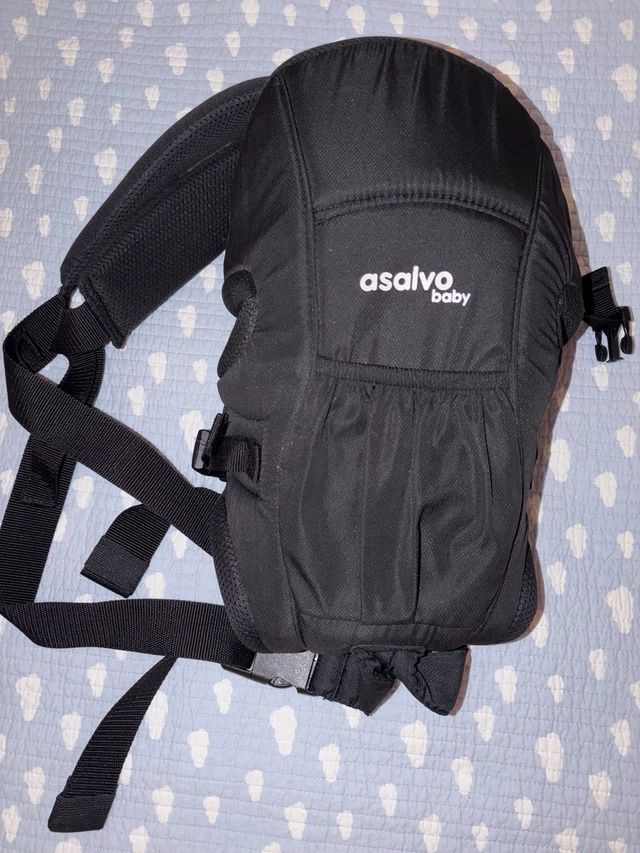 Marsupio per bebè nero Asalvo Baby