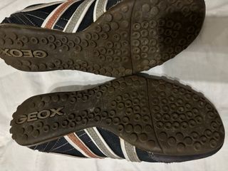 Scarpe uomo Geox nere multicolor