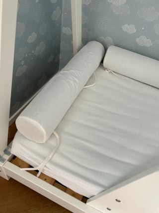 Lettino Montessori con materasso e paracolpi