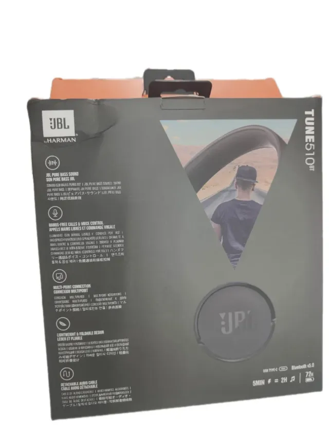 JBL Tune510BT Pure Bass Wireless Headphones