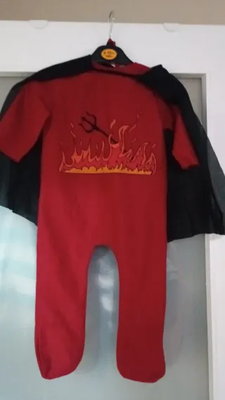 Disfraz Demonio Bebé Talla 9-12 Meses